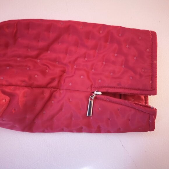 Talbots Petites Ladies Full Zip Size 8 Red Lightweight Jacket - Picture 5 of 10